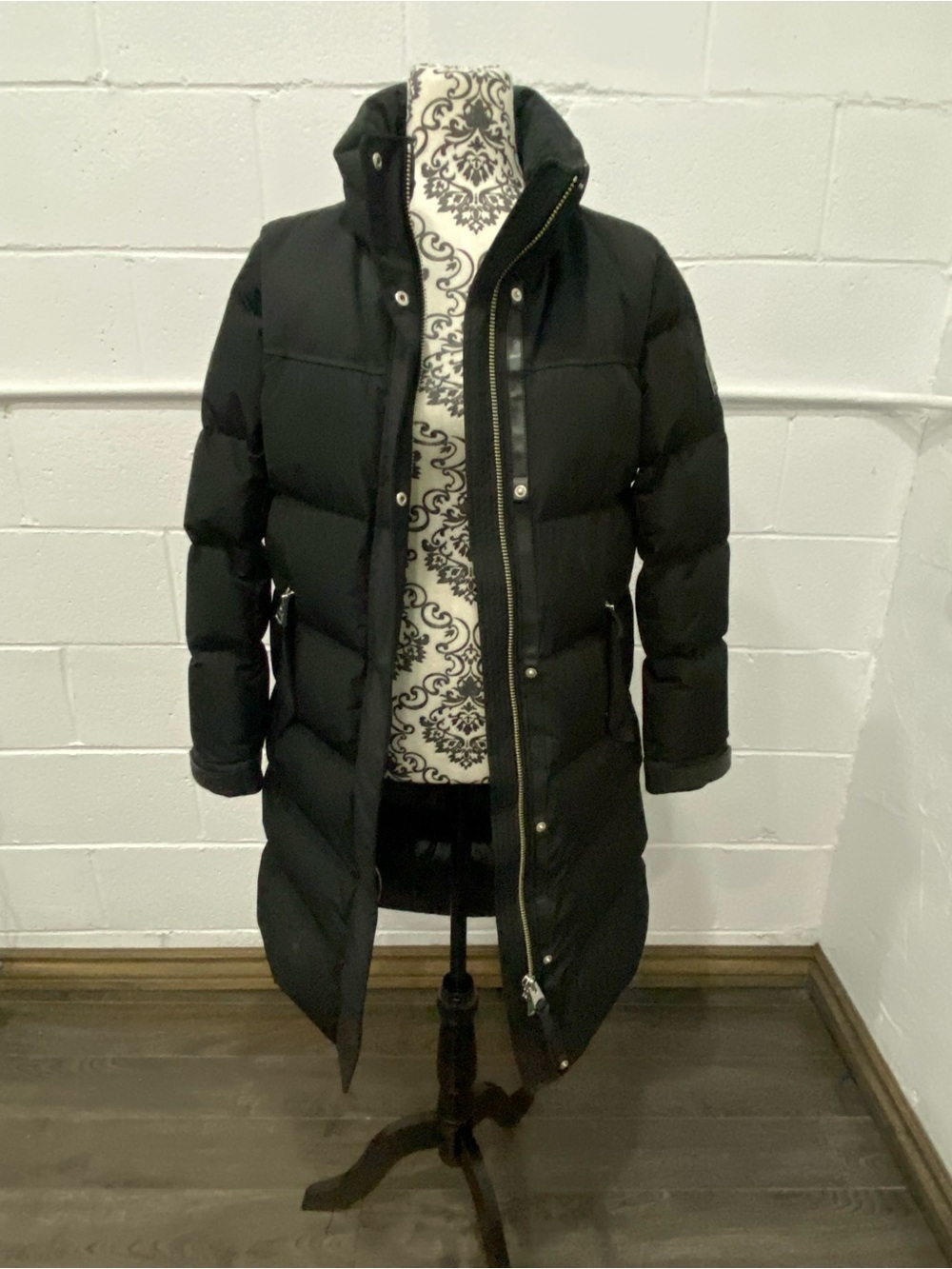 NWOT Mackage LUISA Long Hooded Puffer Coat With Zip Out Shearling Jacket XS - Picture 13 of 16